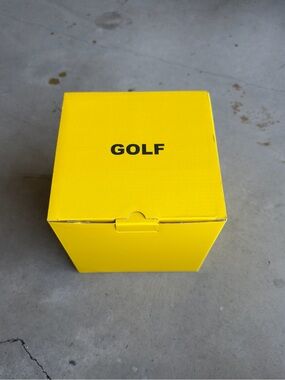 Golf Wang / Gift Logo Square Cardboard Box / Box / Yellow